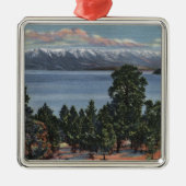 Flachkopfsee, Montana Ornament Aus Metall (Vorne)
