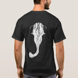Flachkopfwels-Fischen-Shirt T-Shirt