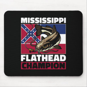 Flachkopfwels Jagd Katzenfisch Papa Katzenfisch Hu Mousepad