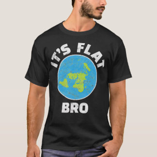 Flachland - seine flache Bro Funny Government Vers T-Shirt
