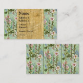 Flachland und Holz Visitenkarte (Vorne/Hinten)