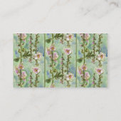 Flachland und Holz Visitenkarte (Rückseite)