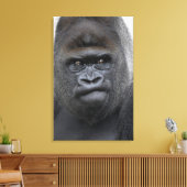 Flachlandgorilla, Gorilla Leinwanddruck (Insitu (Wohnzimmer))