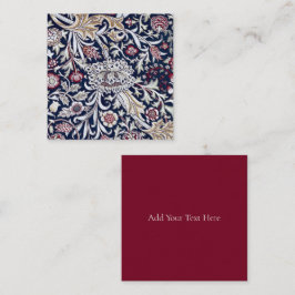 FLACHNOTENKARTE : WILLIAM MORRIS : TRENT MITTEILUNGSKARTE