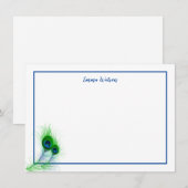 Flachnotizkartenfedern Mitteilungskarte (Vorne/Hinten)