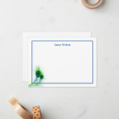 Flachnotizkartenfedern Mitteilungskarte (Vorderseite/Rückseite Beispiel)