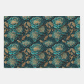 Flachpapier für Aquamarines Wrapping, Flachblatt,  Geschenkpapier Set (Vorderseite 2)