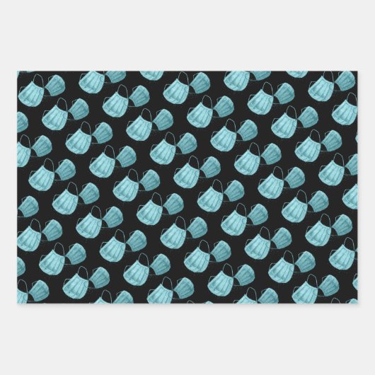 Flachpapier für die Massemaske, Set 3 Geschenkpapier Set (Vorderseite 2)