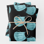 Flachpapier für die Massemaske, Set 3 Geschenkpapier Set (Beispiel)