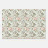 Flachpapier für Regal-Flor-Wrapping-Papier Set 3 Geschenkpapier Set (Vorderseite 3)