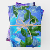 Flachpapier für Varieté-Wrapping-Papier Set 3 Geschenkpapier Set (Beispiel)