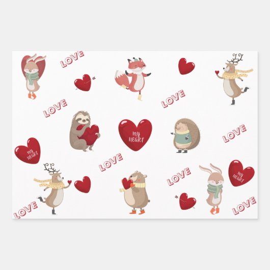 Flachpapier Set 3 Geschenkpapier Set (Vorderseite 2)