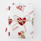 Flachpapier Set 3 Geschenkpapier Set (Beispiel)