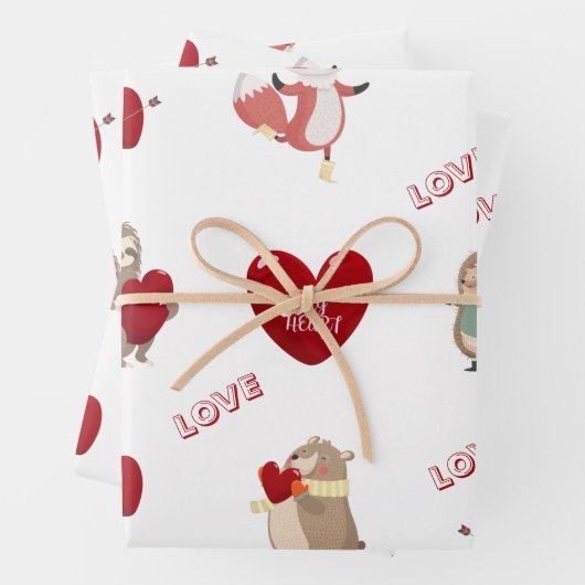 Flachpapier Set 3 Geschenkpapier Set (Beispiel)