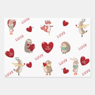 Flachpapier Set 3 Geschenkpapier Set