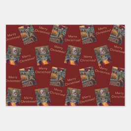 Flachpapier Set 3 Geschenkpapier Set