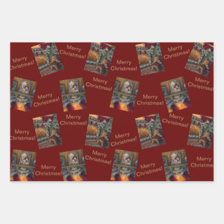 Flachpapier Set 3 Geschenkpapier Set