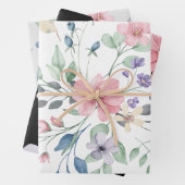 Flachpapier Set 3 Geschenkpapier Set (Beispiel)