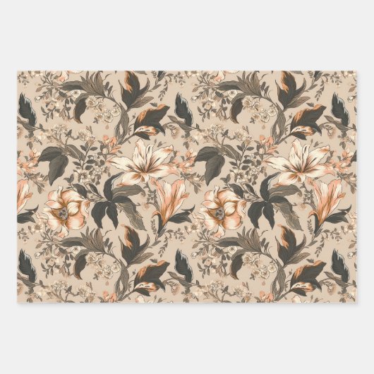 Flachpapier Set 3 Geschenkpapier Set (Vorderseite)