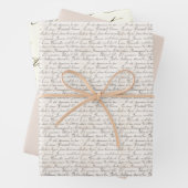 Flachpapier Set 3 Geschenkpapier Set (Beispiel)