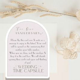 Flachratskarte Hochzeitskapsel (mit Umschlag) Hinweiskarte