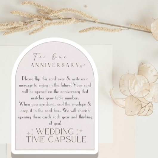 Flachratskarte Hochzeitskapsel (mit Umschlag) Hinweiskarte