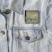 Flachrelief eines anthropomorphen Stiers Button (Beispiel)