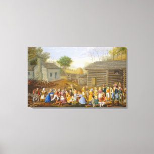 Flachs, der Biene, 1885 (Öl, schwingt auf dem Leinwanddruck