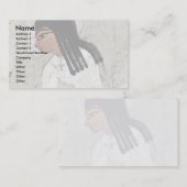 Flachs-Ernte-Details durch Maler Der Grabkammer Visitenkarte (Vorne/Hinten)