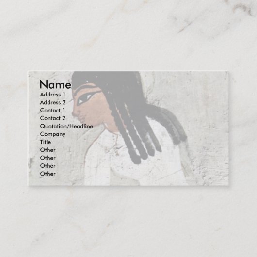 Flachs-Ernte-Details durch Maler Der Grabkammer Visitenkarte (Vorderseite)