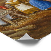 Flachs-Stachelbiene, 1885 (Öl auf Bettticking) Poster (Ecke)