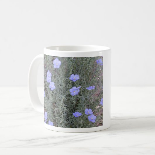 Flachsblüten-Tasse Kaffeetasse (Vorderseite Links)