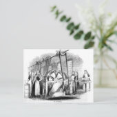 Flachsekklammer Postkarte (Stehend Vorderseite)