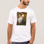 Flachüberzogenes Retriever 2 - Windblumen T-Shirt (Vorderseite)