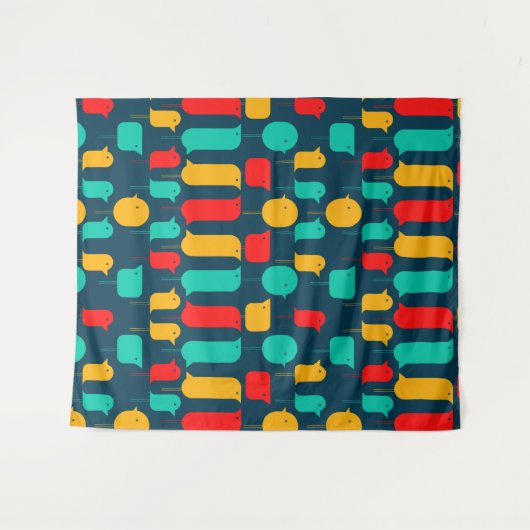 Flachvögel Wandteppich (Vorderseite (Horizontal))