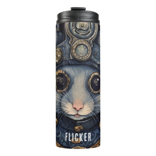 Flacker-Wärmebecher Thermosbecher (Vorderseite)