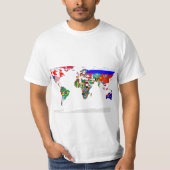 flackernde Welt T-Shirt (Vorderseite)