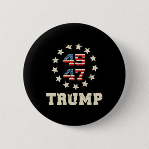Flag 2024 (auf der Rückseite) Nimm Amerika zurück Button