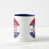 Flag 2024 V O T E USA Tasse (Zentrum)