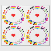 Flag 2: Umschlagpapier Geschenkpapier (Flach)