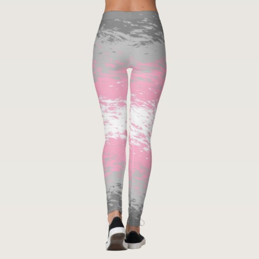 Flag "abstrakt Demigirl Pride" Leggings (Rückseite)