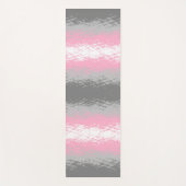 Flag "abstrakt Demigirl Pride" Yogamatte (Vorderseite)