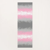 Flag "abstrakt Demigirl Pride" Yogamatte (Rückseite)