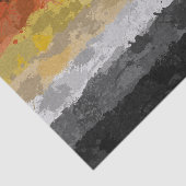 Flag "abstrakter Paint Spritzer Gay Bear Pride" Seidenpapier (Ausschnitt)