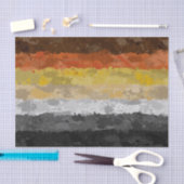 Flag "abstrakter Paint Spritzer Gay Bear Pride" Seidenpapier (Handwerk)