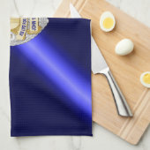 Flag & Abzeichen der dünnen blauen Linie Handtuch (Viertel Falte)