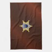 Flag & Abzeichen der dünnen blauen Linie Handtuch (Vertikal)