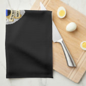 Flag & Abzeichen der dünnen blauen Linie Handtuch (Viertel Falte)