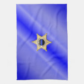 Flag & Abzeichen der dünnen blauen Linie Küchentuch (Vertikal)