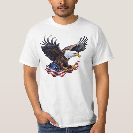 Flag/Adler - T - Shirt (Vorderseite)